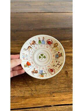 Vintage 1985 Royal Kendal Zodiac Saucer Plate - Made in England